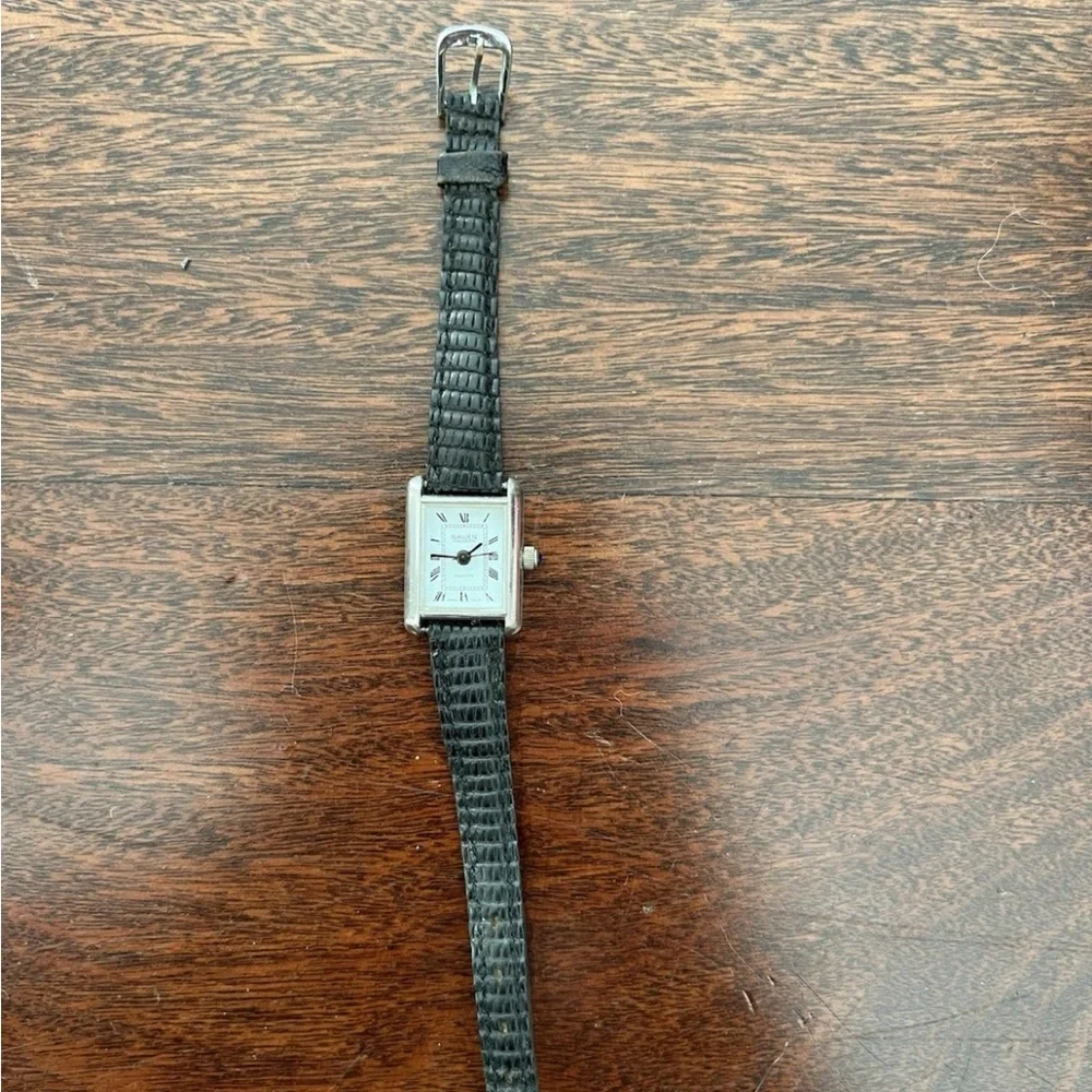 Vintage Gruen Precision Stainless Steel Quartz Watch NOT WORKING